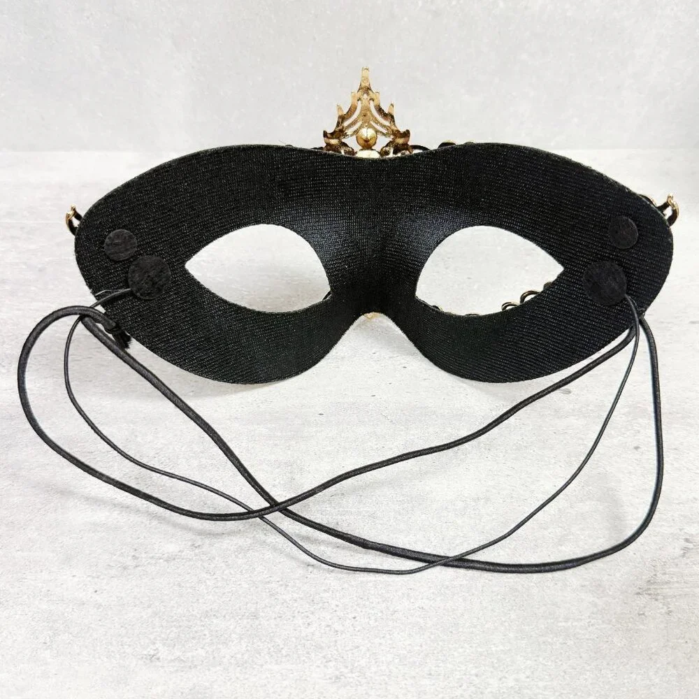 Men's masquerade mask, masquerade ball mask, Gold Black masquerade Mask, 2 in 1